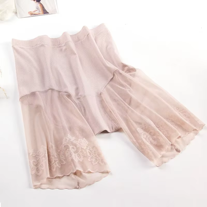 Boxer taille haute anti-frottement des cuisses pour femmes, sous la jupe, pantalon de sécurité, shor