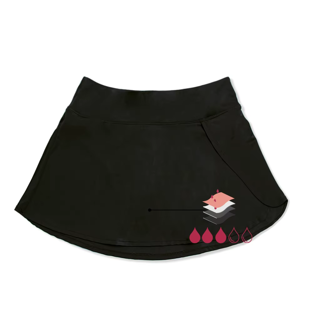 Maillot de bain pour filles, jupe à haute Absorption, étanche, respirant, menstruel, pour l'été, réu