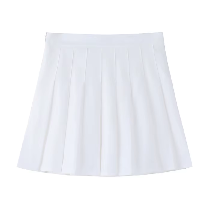 1 pièces printemps été femmes Mini jupes filles jupes plissées dame taille haute mignon rose jupe ét