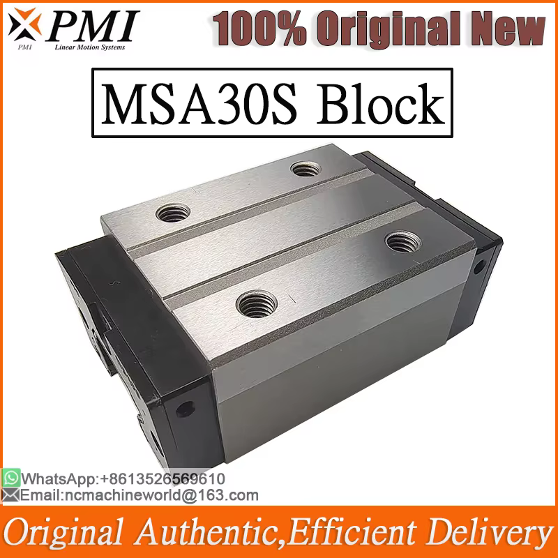 Curseur linéaire de guide de Taïwan PMI MSA30S MSA30SSSFCN MSA30SSSDavid MSA30S-N