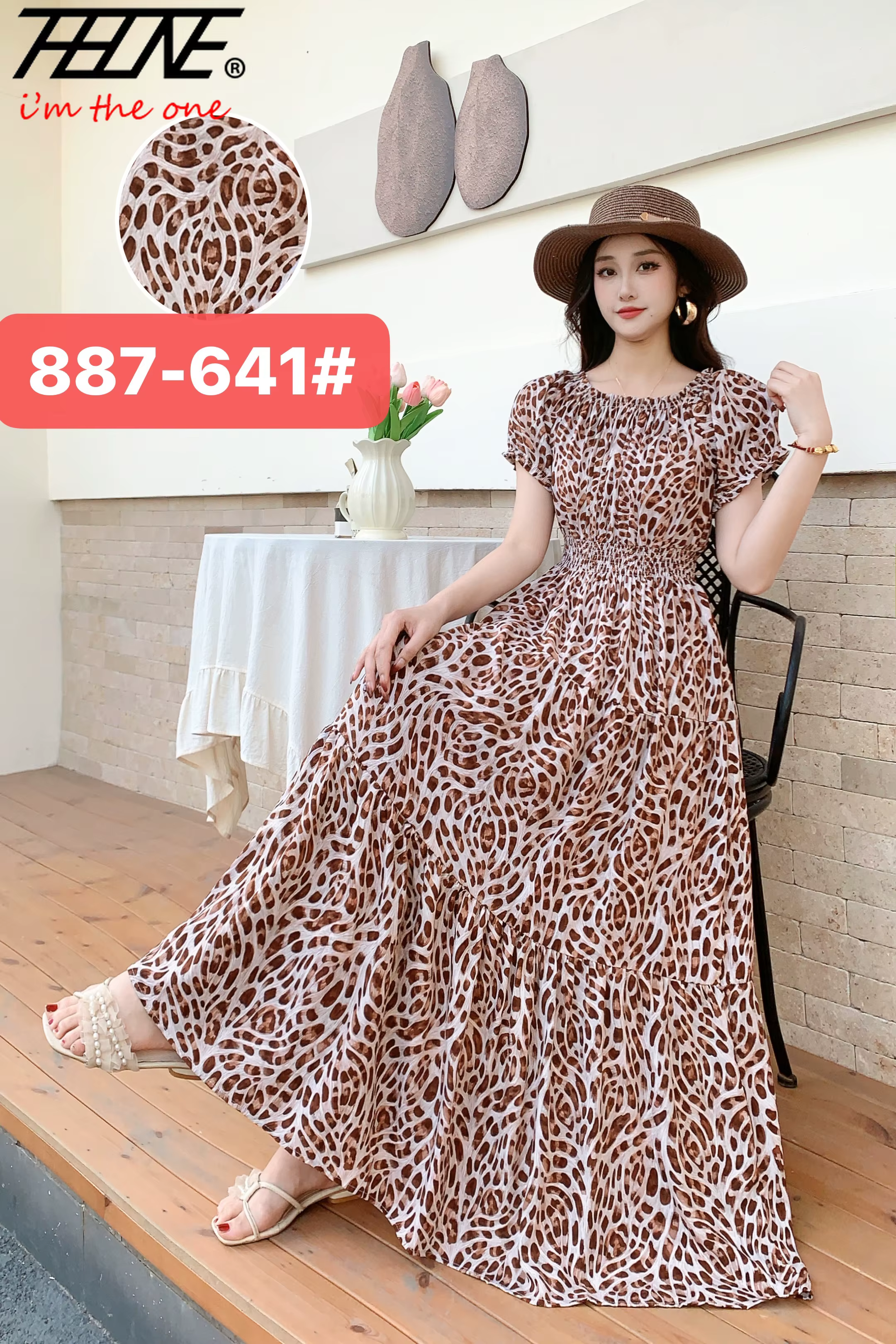 Longue Robe Maxi femmes vêtements printemps été bohème vacances plage Style coréen Floral Vintage mi