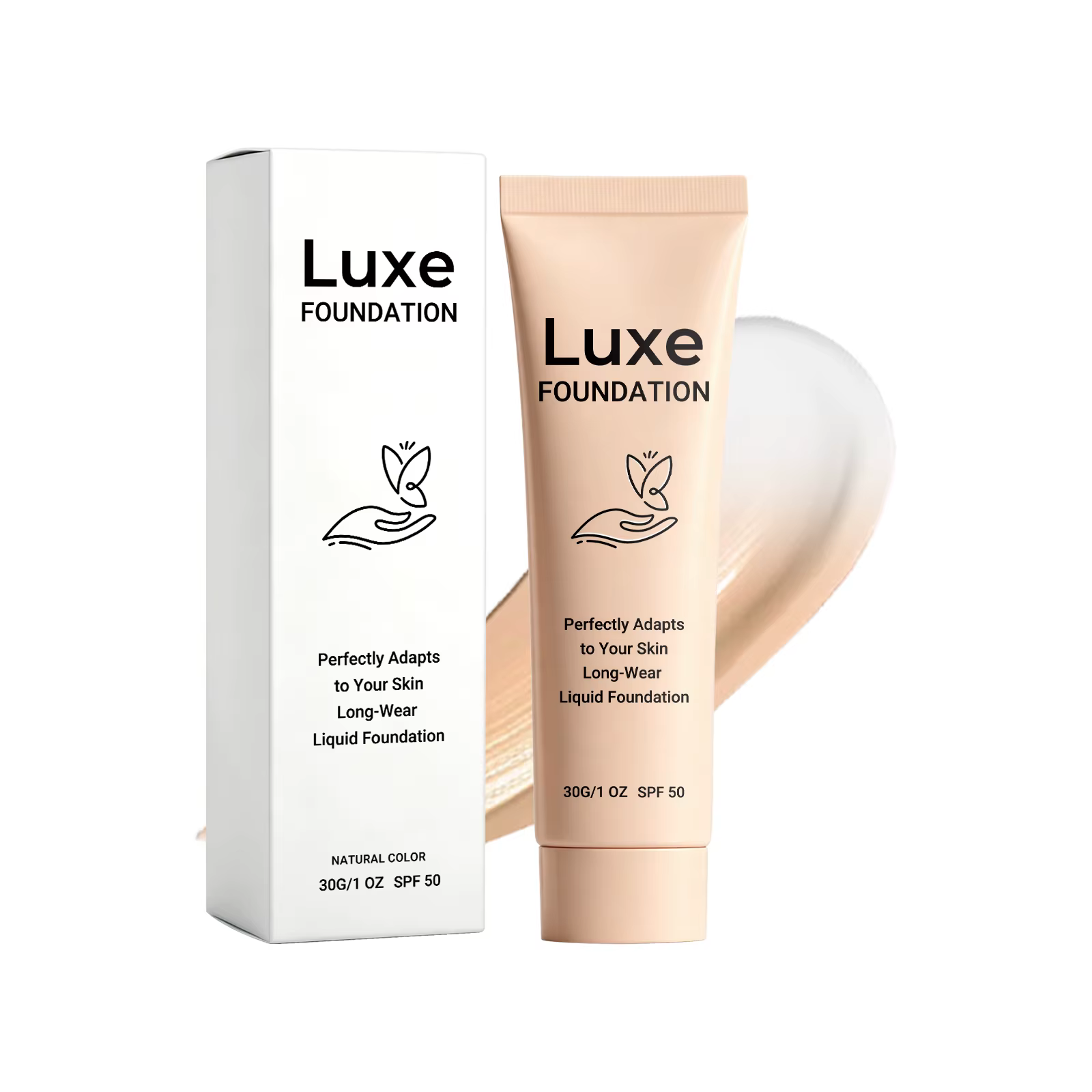 Fond de teint liquide longue tenue, fini impeccable, haute couvrance, uniformise le teint, respirant