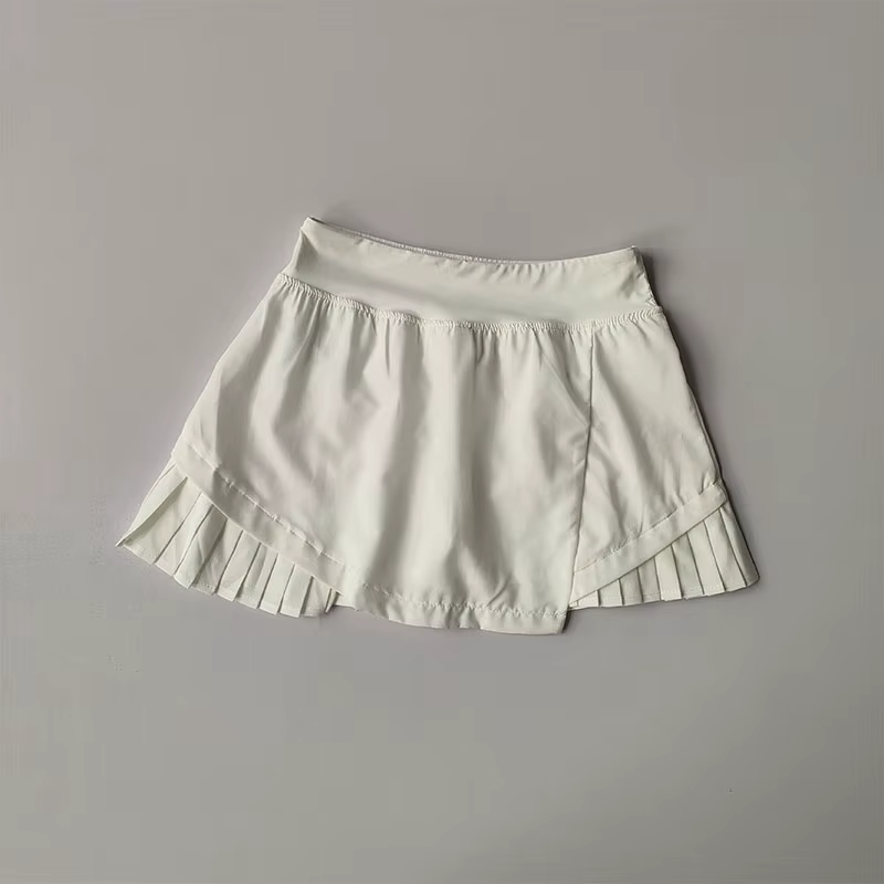 Jupe courte de sport taille haute, nouveau Style d'été, Cool, Anti-éblouissement, avec Shorts doublé