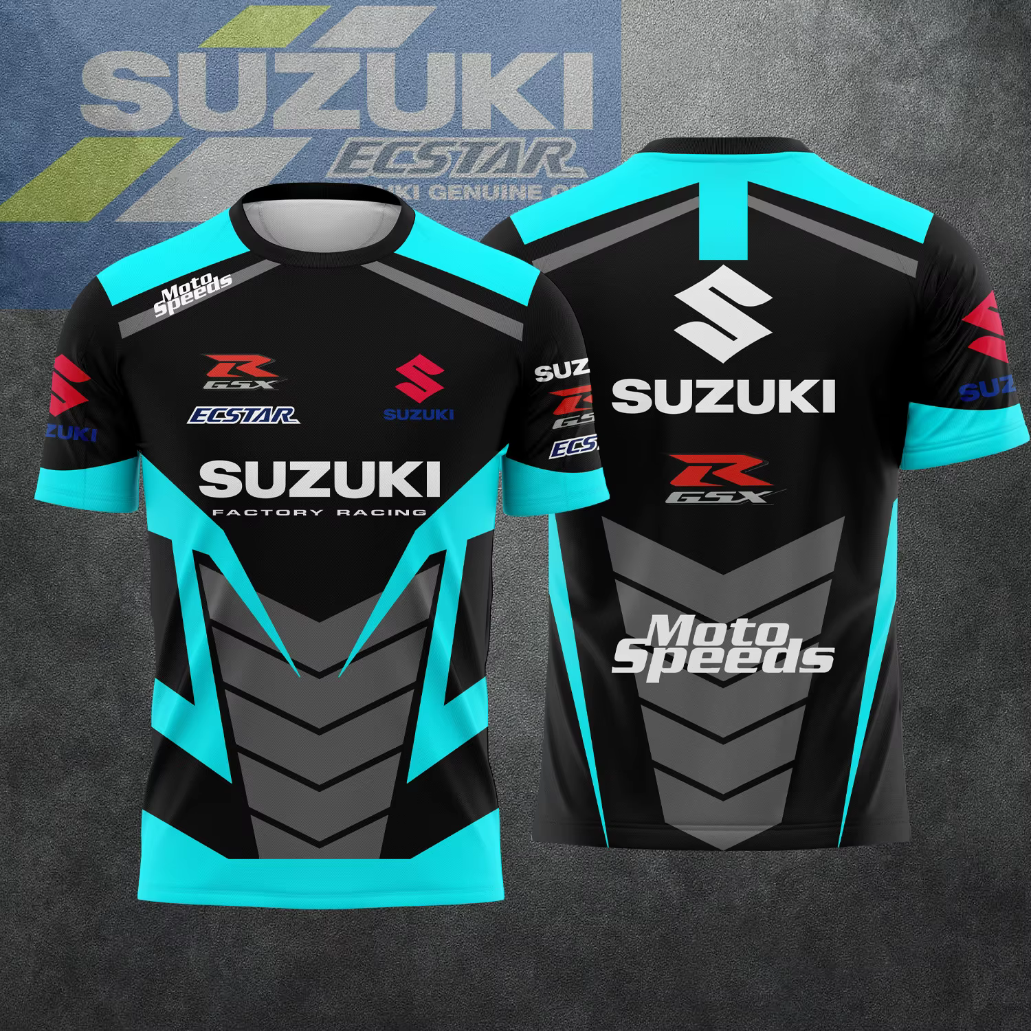 Suzuki Racing Team 2026 nouveau t-shirt pour hommes, vêtements de sport à manches courtes d'été pour