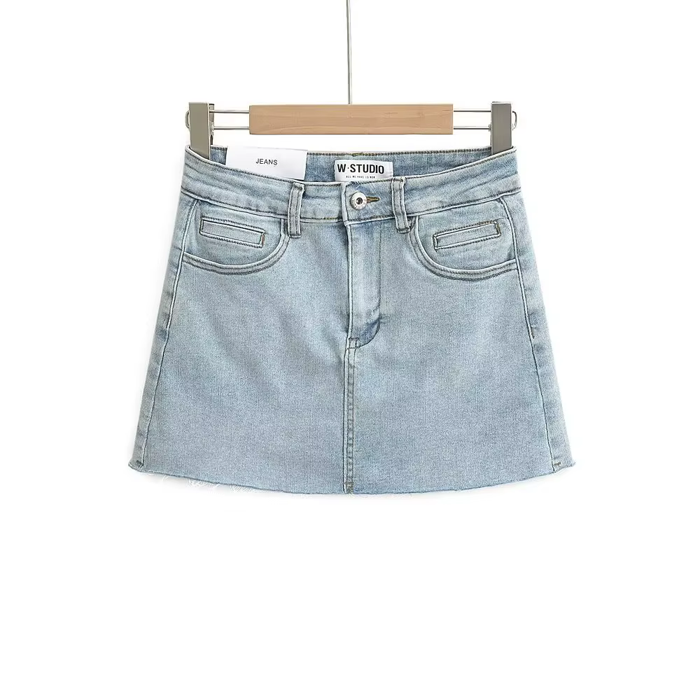 Mini jupe en jean avec poches Y2k, Streetwear, Sexy, taille haute, Vintage, Coquette, short, jupe po