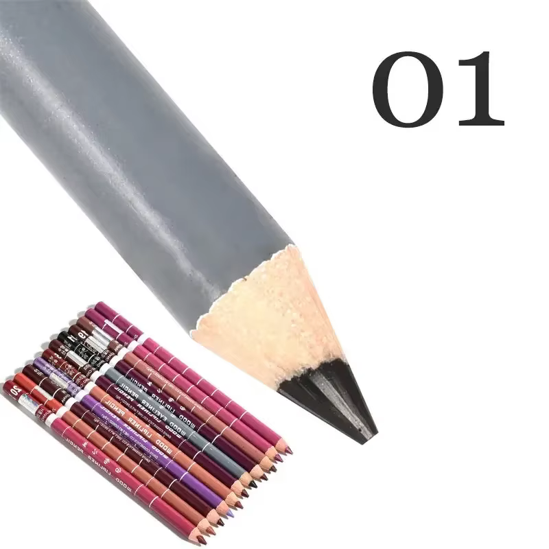 Stylo à lèvres antisalissure professionnel, 28 couleurs, crayon de contour des lèvres précis et étan