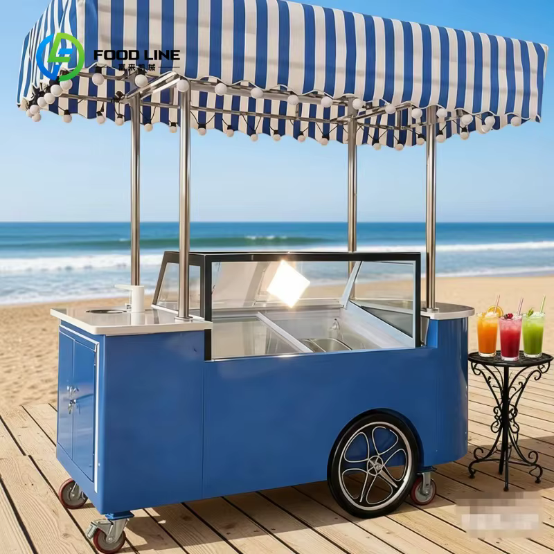 Chariot mobile personnalisable en alliage d'aluminium à 2 roues, garantie 1 an, facile à déplacer po