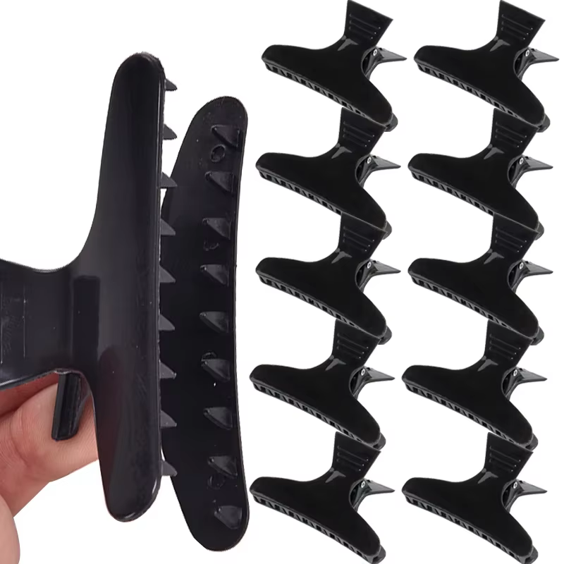 Pinces à cheveux papillon noir pour femmes et filles, outils de maintien de coiffure, pinces à griff