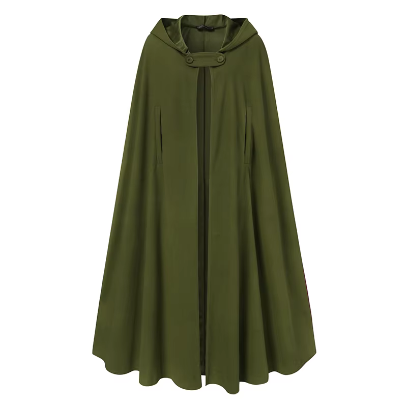Femmes mode sweats à capuche longues Capes 2024 ZANZEA automne manteaux décontractés ample solide Po