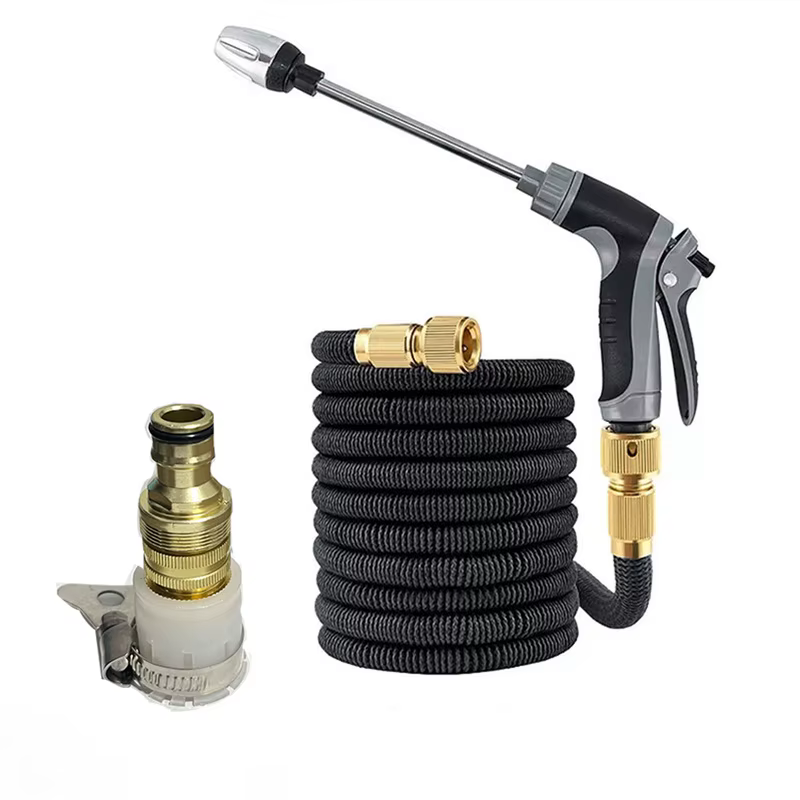 Pistolet à eau haute pression, outil de lavage de voiture domestique, tige métallique extensible, po