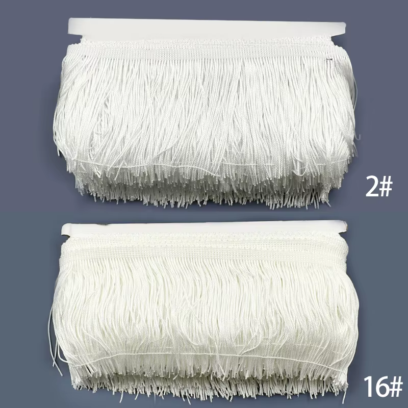 2/5/10Y 30cm Longue frange à pampilles en dentelle, garniture décorative pour robe, rideau, tressage