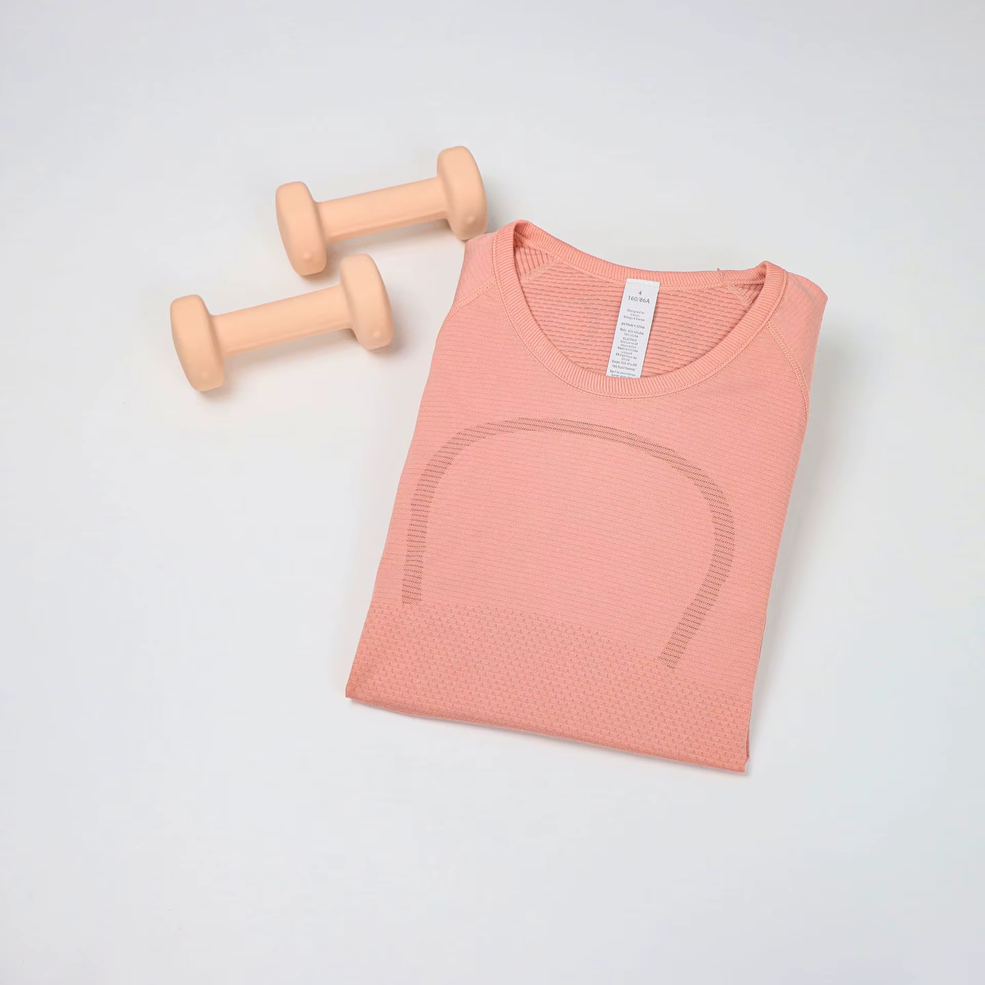 T-shirt de yoga à manches longues pour femme, haut de course, tricoté, très élastique, respirant, sé