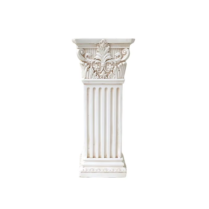 Jardinière Colonne pour Jardin de Villa, Grand Pot de Fleurs sur Pied pour Cour et Balcon, Bac Profo