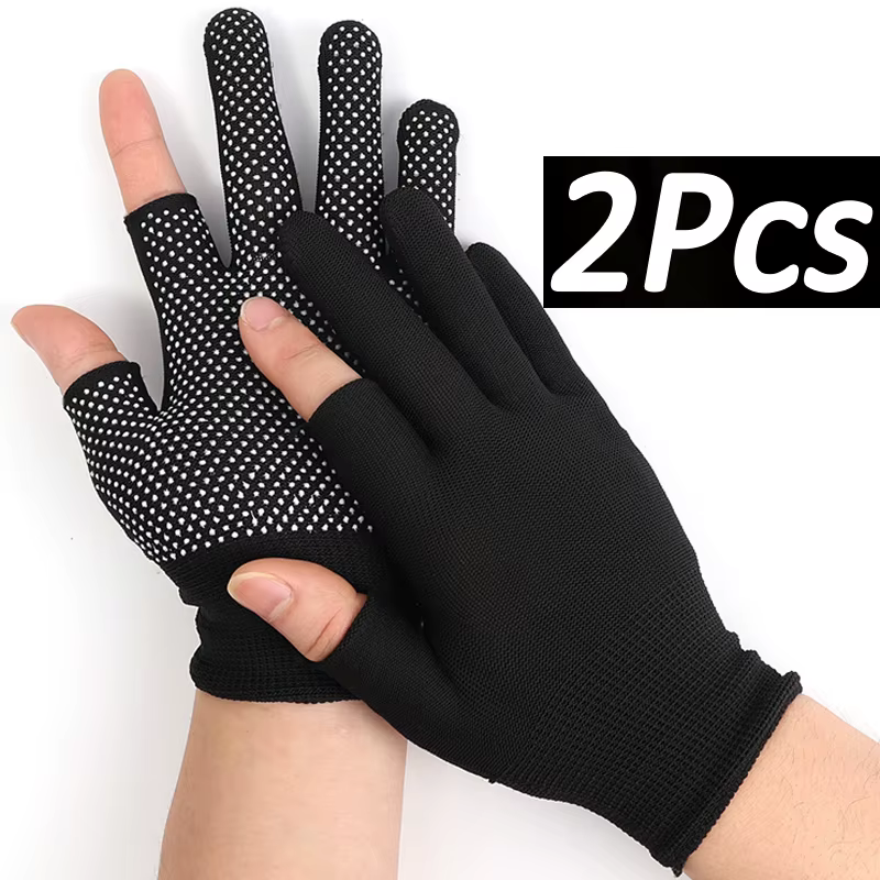 Noir Punk longs gants sans doigts manchette pour femmes hommes en plein air Hip-hop gant coude mitai