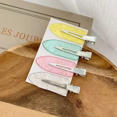 Barrettes à franges sans couture pour femmes et filles, frange latérale, pas de flexion, pinces à ch