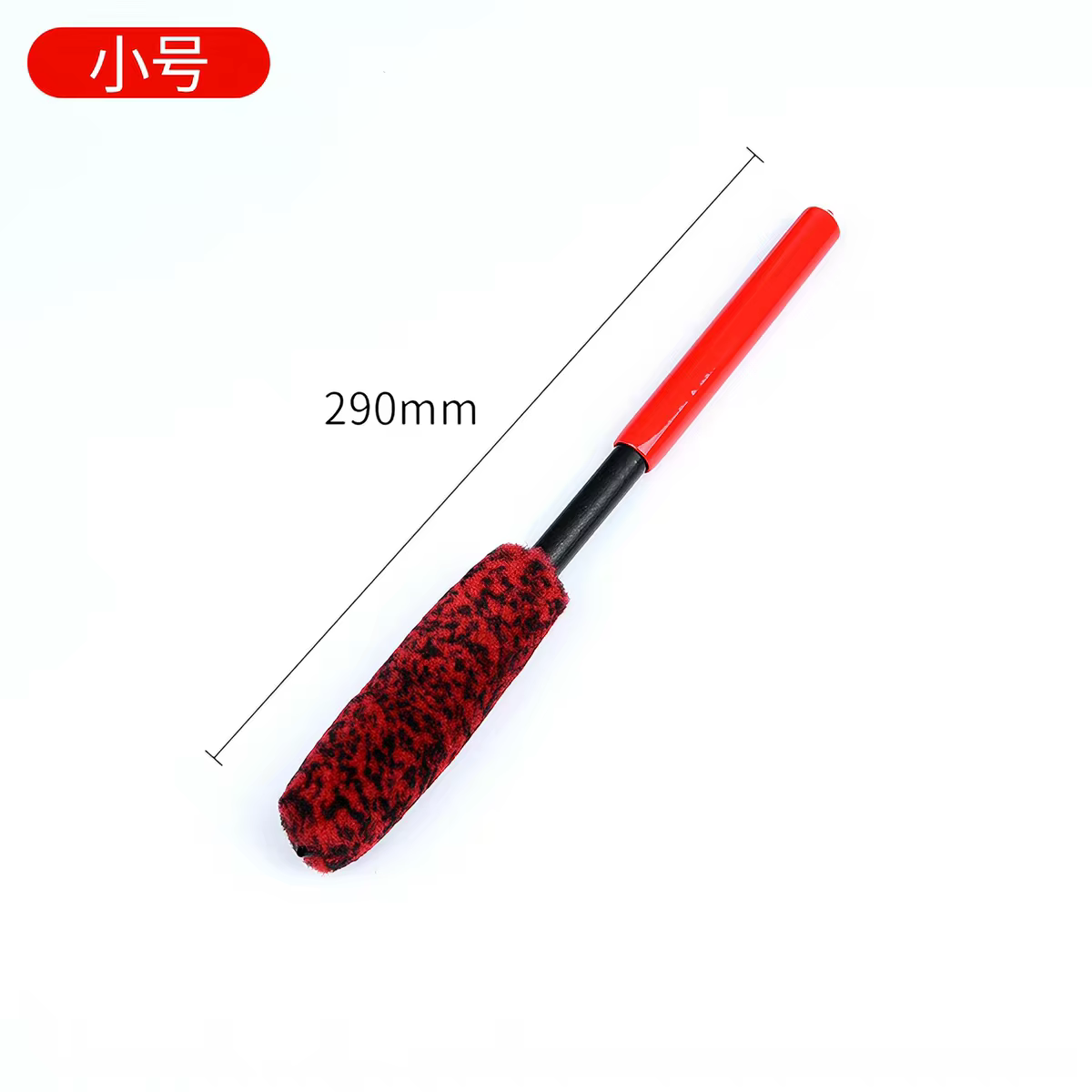 Brosse à roues professionnelle à long manche pour le nettoyage des roues, brosse à roues flexible et
