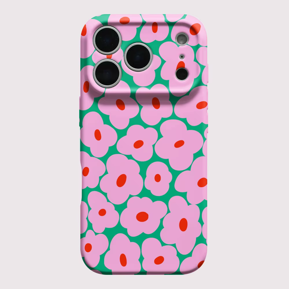 Coque de téléphone pour iPhone 17 16 15 14 13 12 11 Pro Max Air 16e 7 8 Plus XS Max X XR INS fleur d
