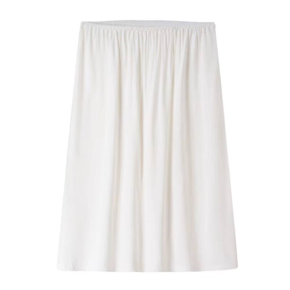 Jupon en satin pour femme, sous-robe, demi-jupon, lingerie