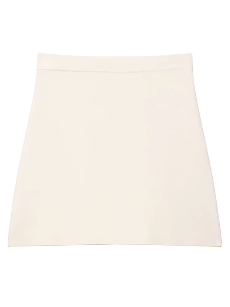 Veste bombardier tricotée pour femmes, jupe, costumes, col rond, manches longues, manteaux à boutons