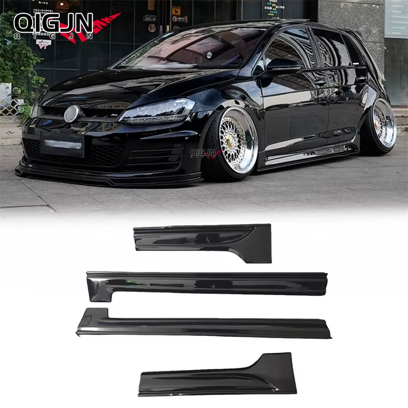 Convient pour V W Golf MK7/7.5/GTI/R/TSI/RL/TDI modèle: jupes latérales, becquet avant, diffuseur ar