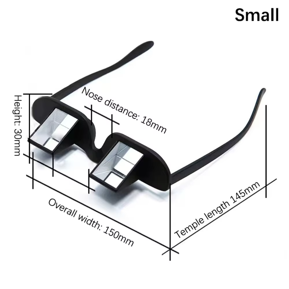 Lunettes d'allonger à vue horizontale, pour regarder la télévision, vu assise, paresseux, vue assise