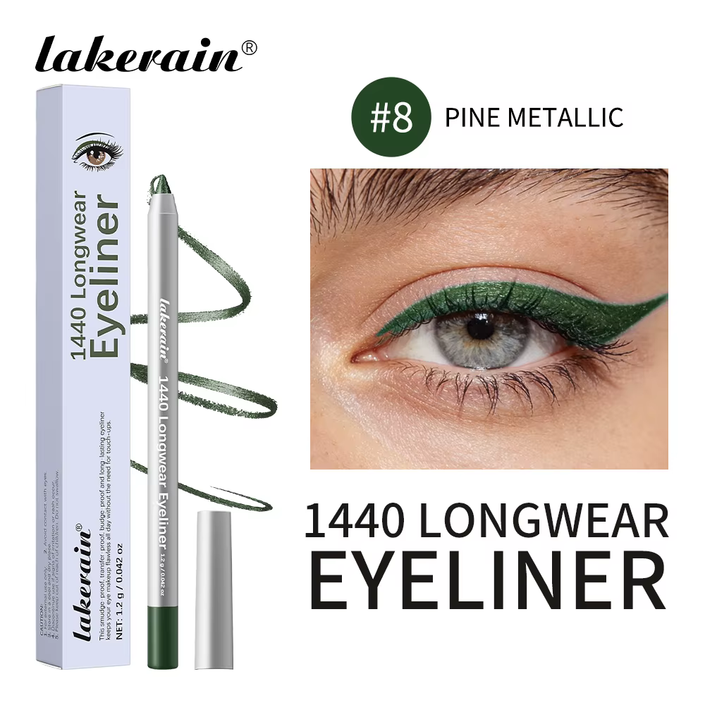 Crayon Eyeliner Imperméable Longue Durée Anti-Bavures Anti-Transfert Application Lisse Maquillage de