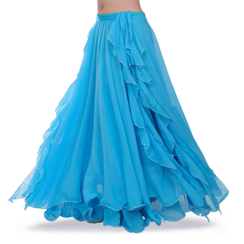 Jupe de danse du ventre personnalisée, sous-vêtements pour femmes, jupe demi-corps, robe d'entraînem