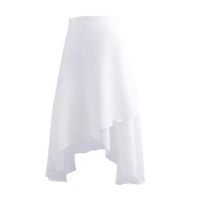 Jupes de Ballet pour femmes et filles, jupe portefeuille en mousseline de soie, jupes de danse moder