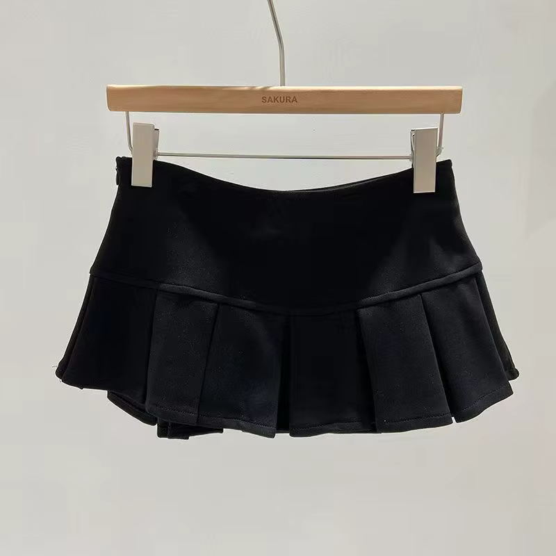 Mini jupe Sexy pour femmes, nouvelle mode d'été noire, fermeture éclair, vêtements de fête décontrac