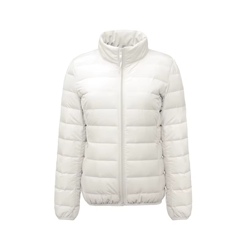 Doudoune Ultra légère pour femme, Style court, canard blanc, coupe cintrée, Portable, Slim Fit, vête