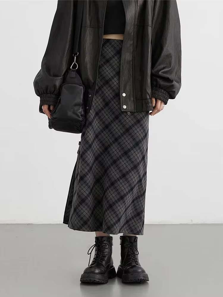 CHIC VEN – jupe longue décontractée pour femmes, nouveau Style doux et Cool, taille haute, fente à c