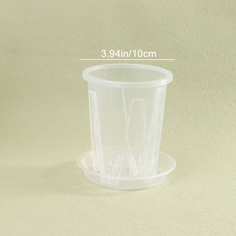 Pot de plantes écologique Transparent épaissi, jardinière de fleurs respirante, grand Pot de fleur p