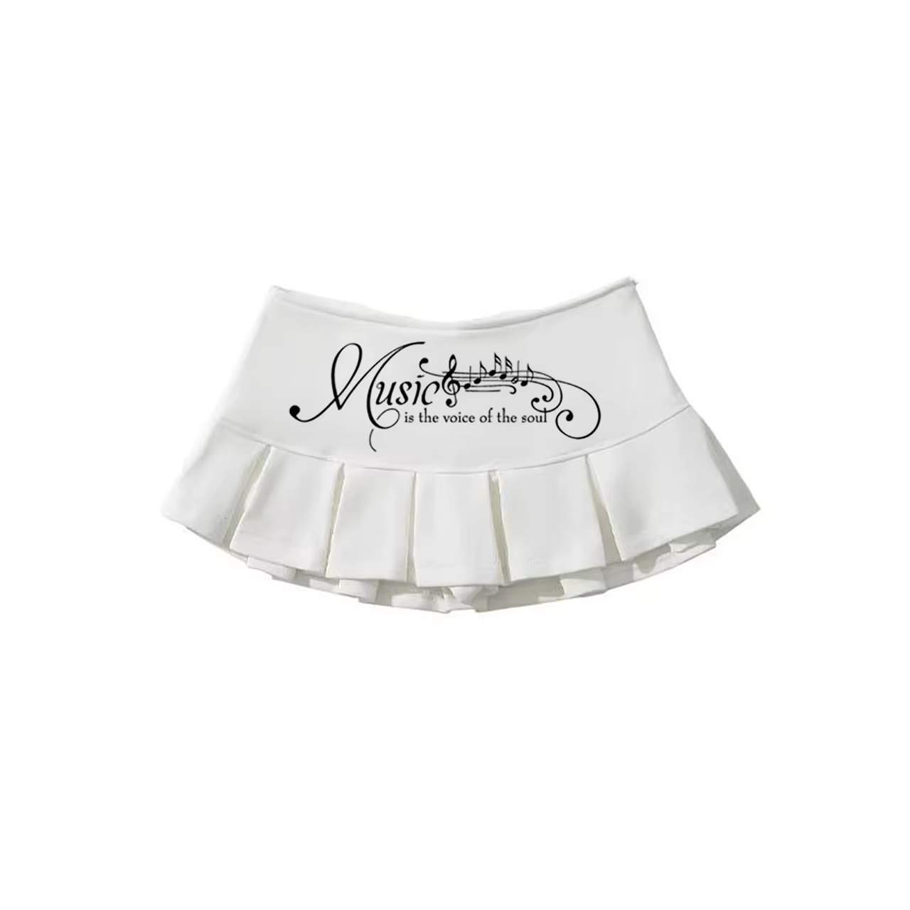 Jupe grise plissée taille haute sexy pour femme, style coréen, avec short intégré, mini-jupe trapèze