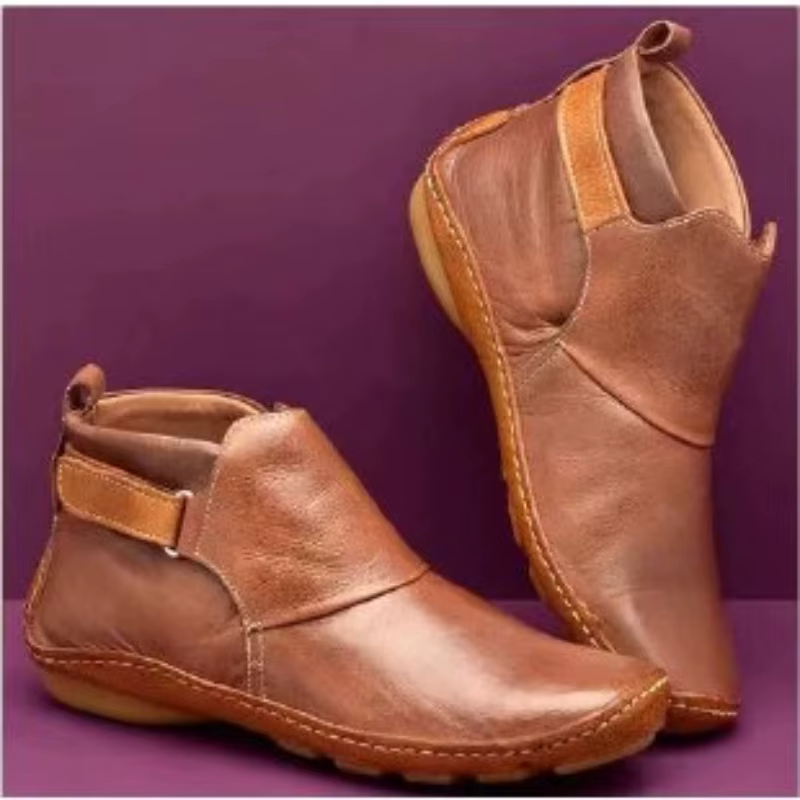 Bottines dames mode femmes bottes chaussures plates imperméables chaussures confortables hiver antid