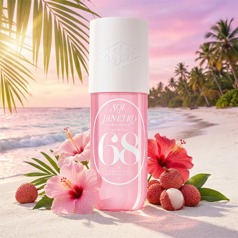 Brume parfumée Sol De Janeiro 68 avec parfum longue durée 90ml, vaporisateurs de parfum prêts à voya