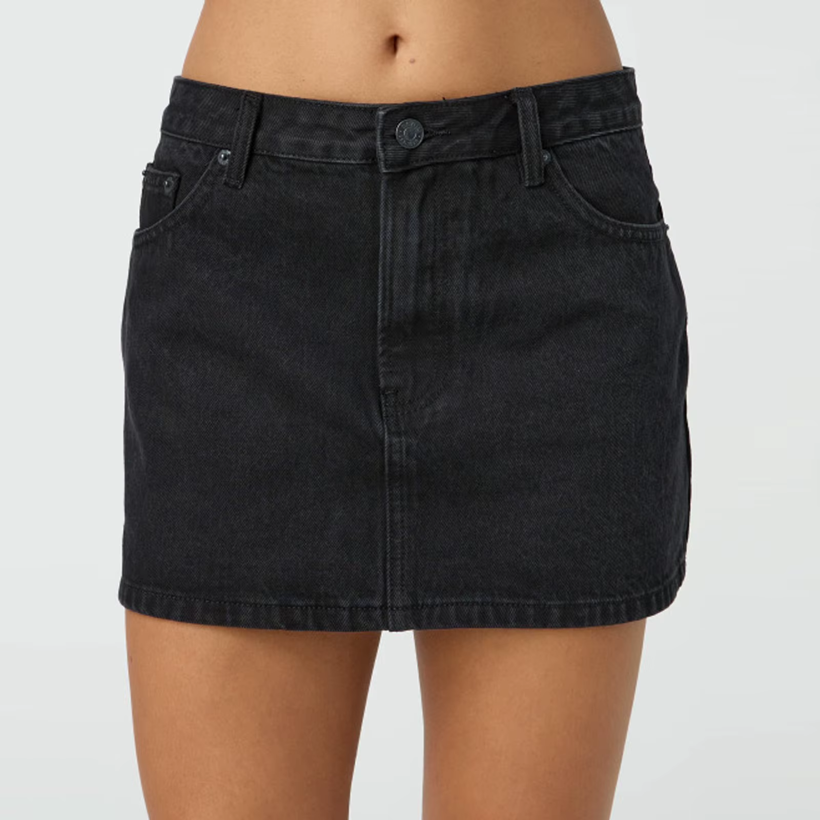 Vintage Denim Mini jupes pour femmes mode d'été taille haute droite courte Faldas décontracté Street