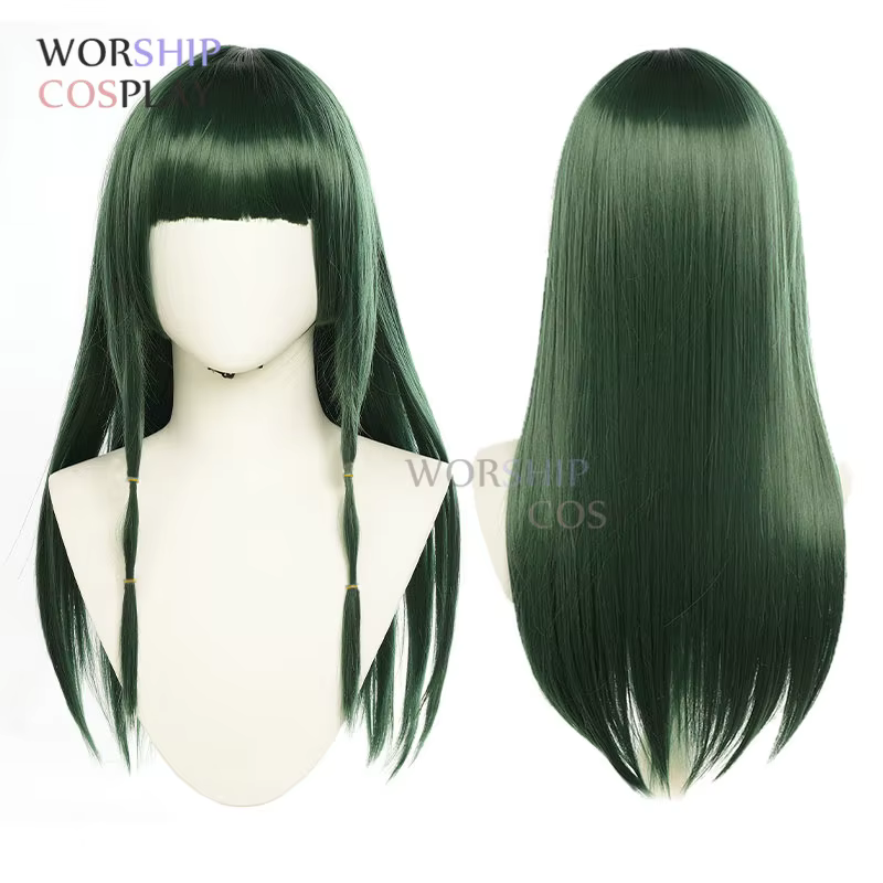 Maomao Cosplay perruques Anime l'apothicaire journaux perruque femmes mignonnes vert noirâtre cheveu