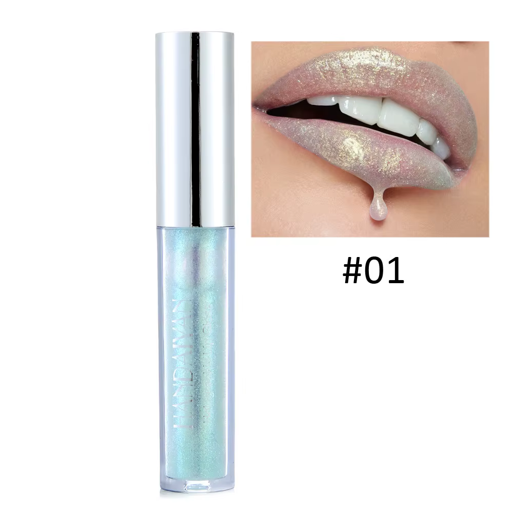 Gloss à lèvres brillant et lumineux, longue tenue, imperméable, hydratant, pailleté, rouge à lèvres