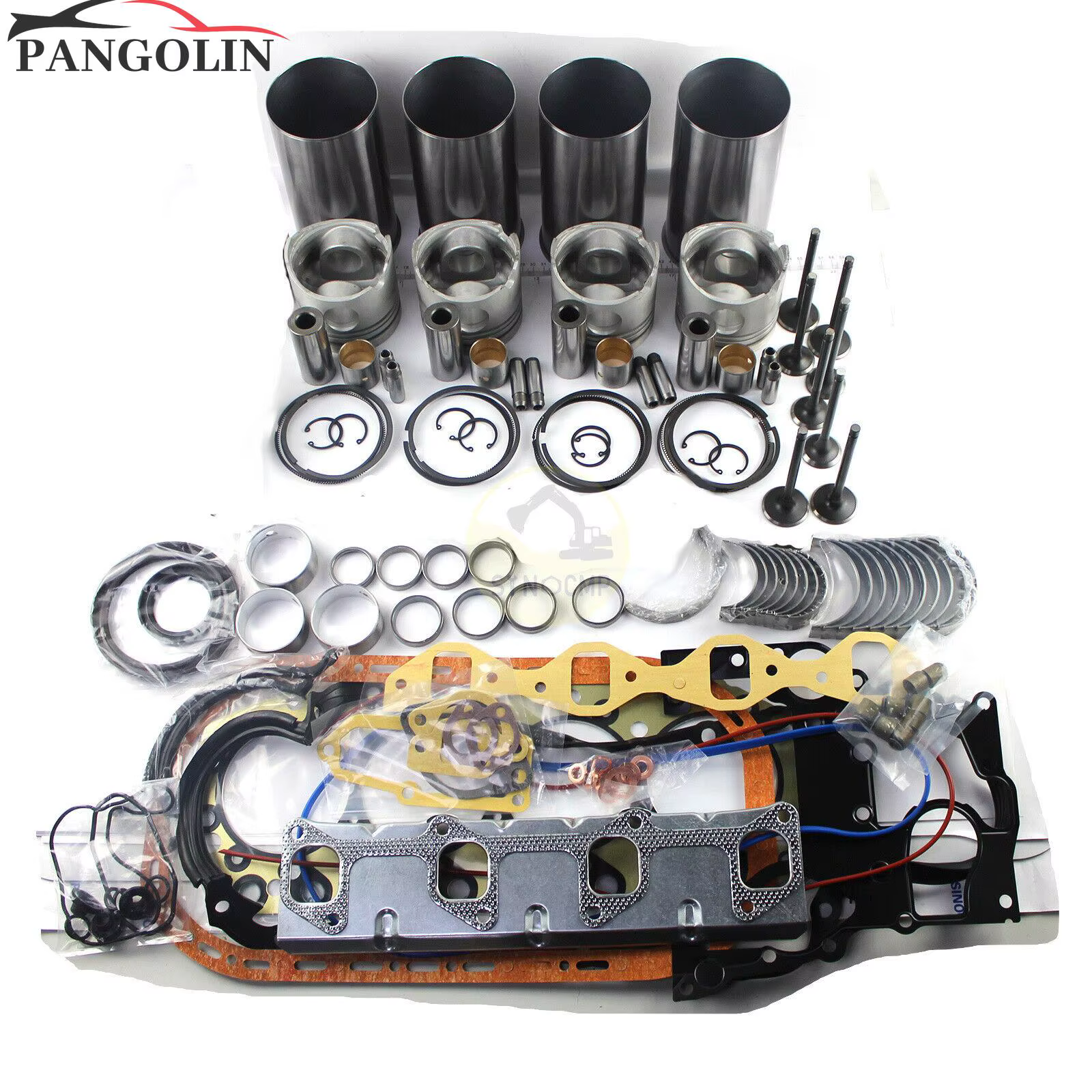 Révision de moteur Kit de Reconstruction pour Isuzu 4JB1 2.8L Non turbo Moteur Mustang Bobcat 843 85