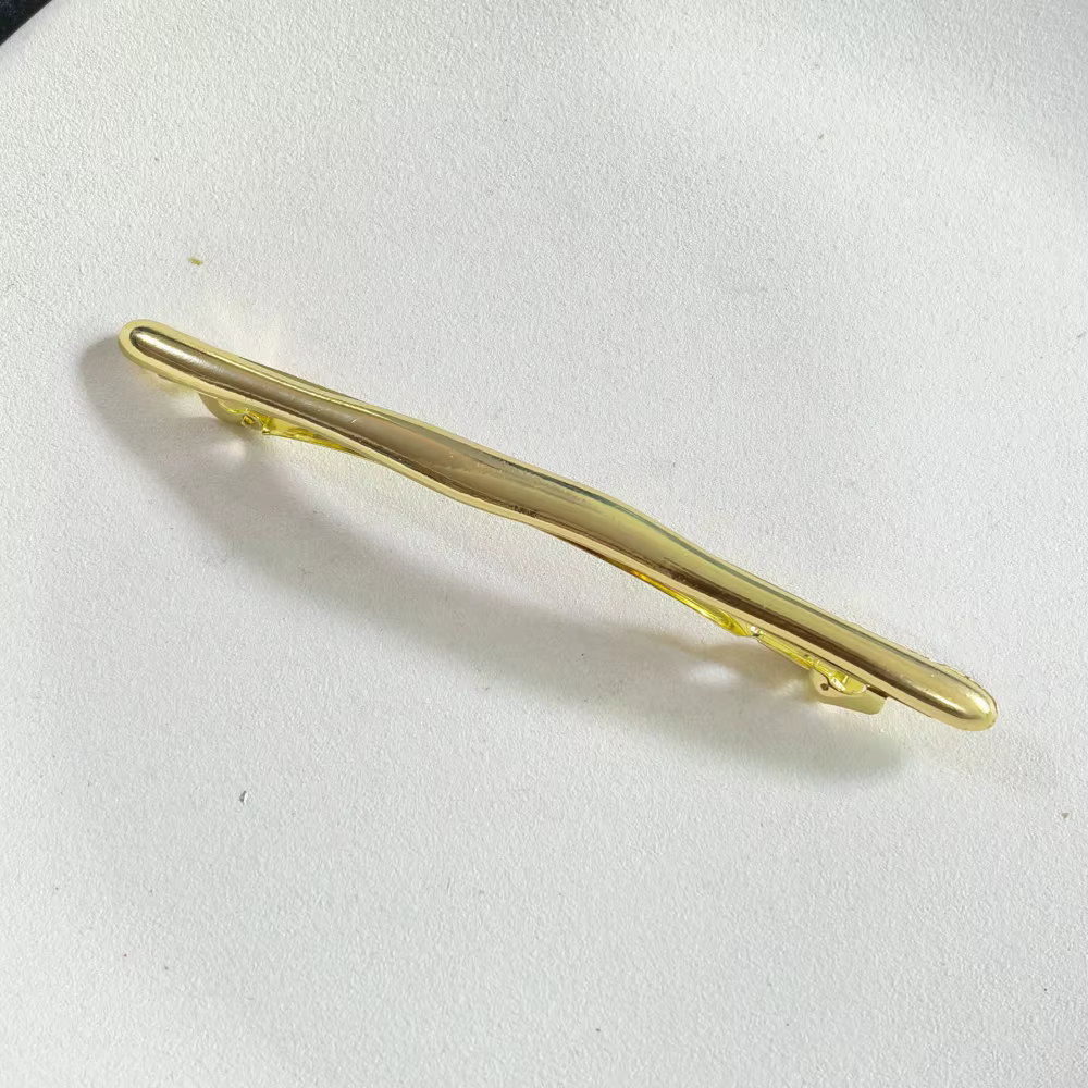 Barrettes à cheveux vintage longues pour femmes, pinces à cheveux en métal de forme irrégulière, acc