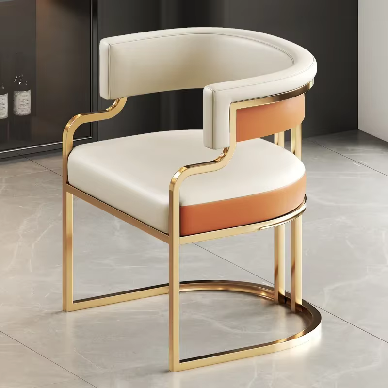 Nouvelle chaise de salle à manger de luxe légère, chaise de Mahjong d'hôtel à domicile, chaise de ca