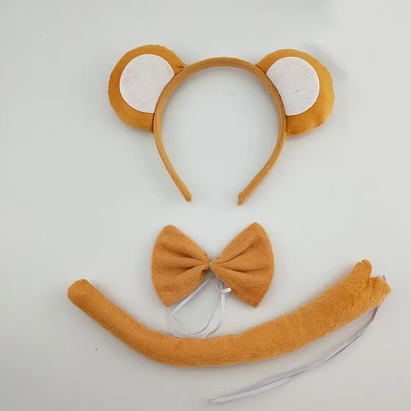 Enfants enfants Animal singe fête cadeau bandeau jupe queue arc accessoires anniversaire chapeaux Ha