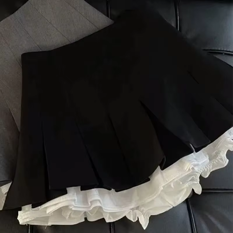 Jupe à paillettes argentées pour femmes, Mini jupe taille haute, mode, paillettes brillantes, jupes 