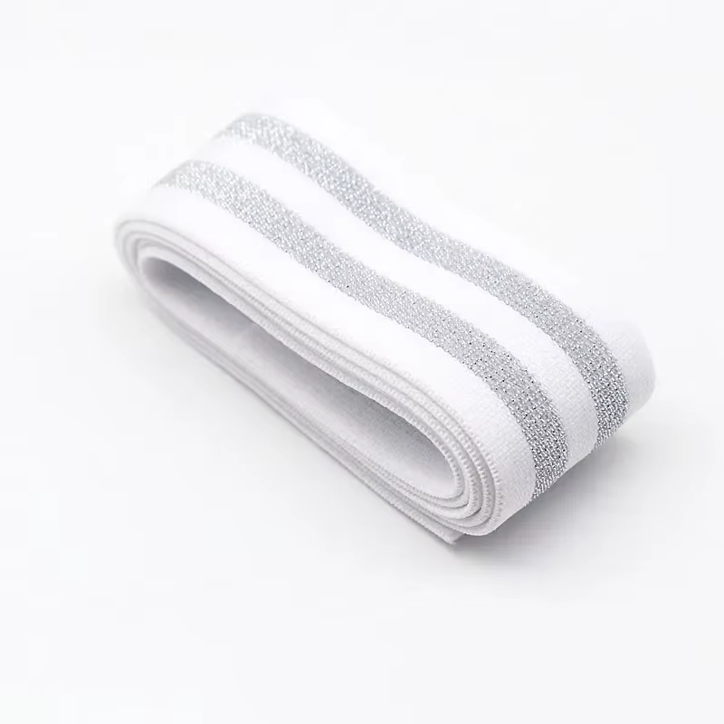 Bande élastique plate en Fiber de Polyester, 40mm d'épaisseur, largeur, sangle élastique, bricolage,
