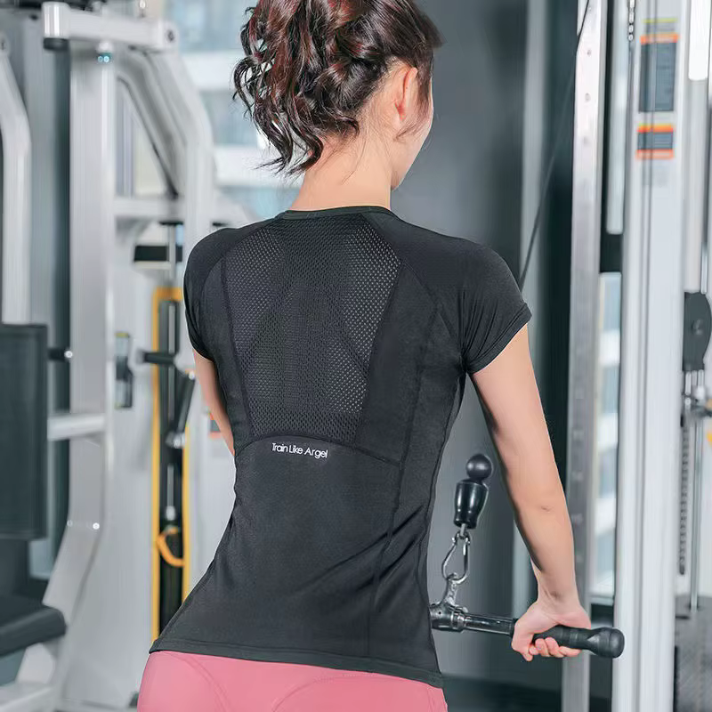 Vêtements de Sport pour femmes pour Fitness course Jogging sans couture à manches longues gymnase fe