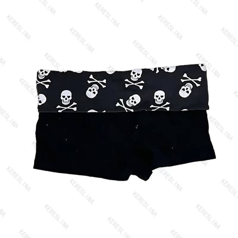 Vêtements de rue à la mode populaire classique hip-hop style rock mini shorts été américain gothique