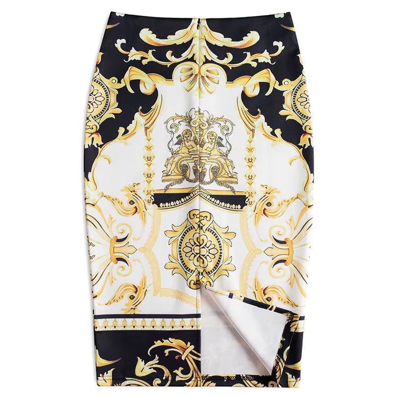 Jupes mi-longues décontractées pour femmes, taille haute, extensibles aux hanches, Style coréen, Sli