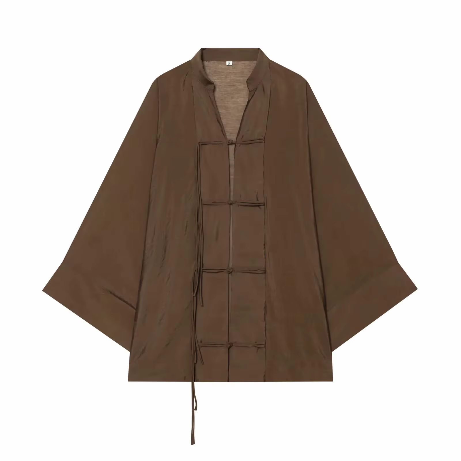 Chemisier élégant pour femme, chemise ample à manches longues, chemise décontractée à simple boutonn