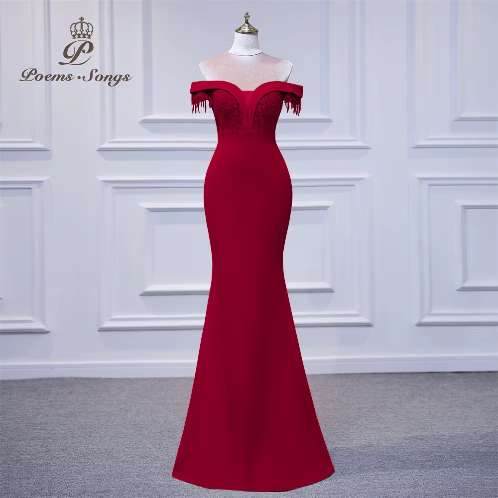 Robe élégante femmes pour la fête de mariage 2022 dentelle fleurs robe de soirée robes de fiesta rob
