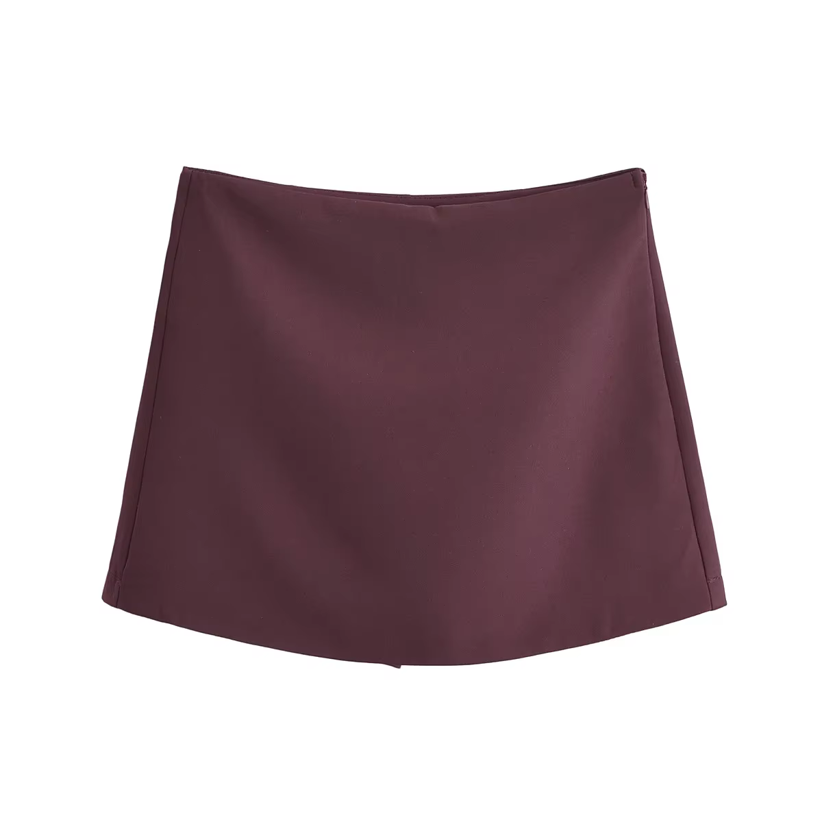 TFMLN nouveau printemps femmes solide jupe mode casual côté fermeture éclair Mini Shorts jupes Vinta